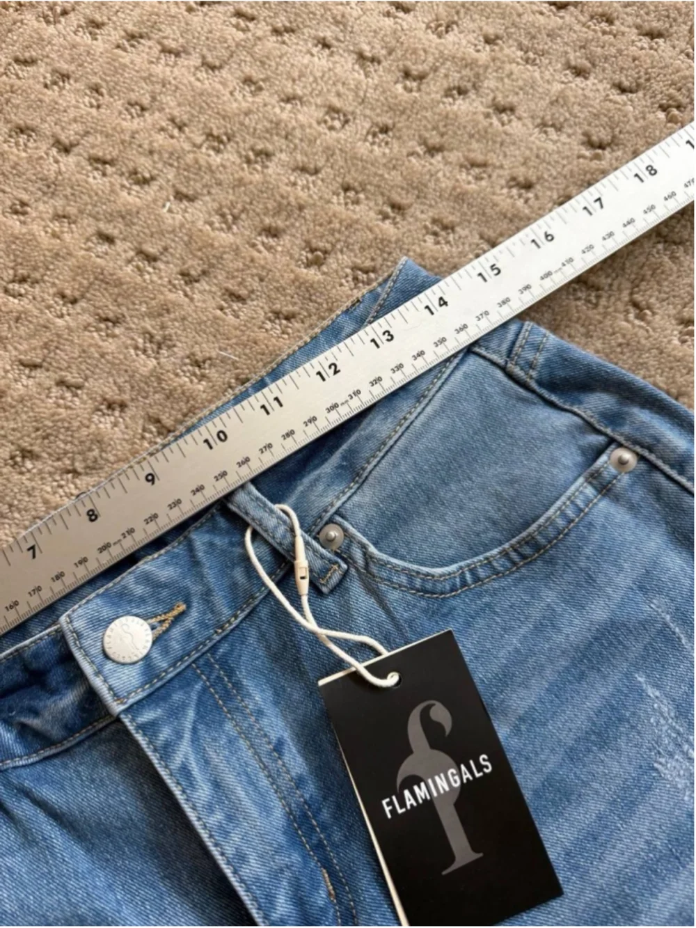 Flamingals Women's Denim Capri Jeans for Women Mid Rise Skinny Capri M
